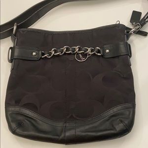 Black coach purse